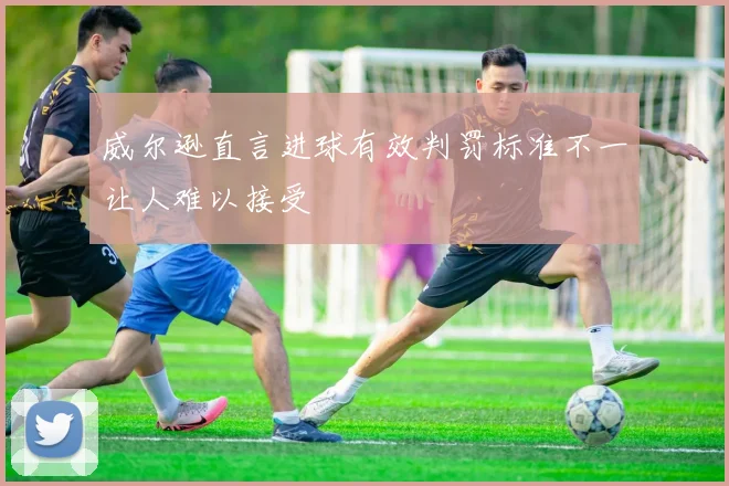 威尔逊直言进球有效判罚标准不一让人难以接受